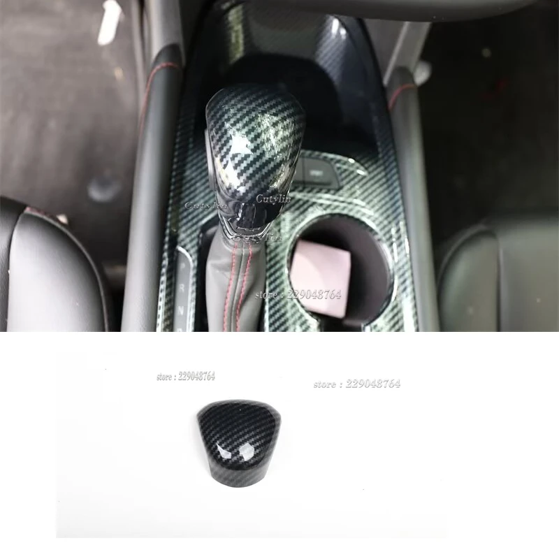 For Chevrolet Malibu XL 2016 -2022 ABS Carbon Fiber Car Steering Wheel Trim Window Switch Control Button Frame Cover Accessories