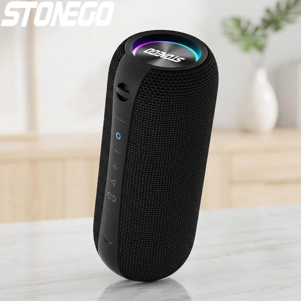 

Портативные беспроводные Bluetooth-колонки с прозрачным дизайном и двойными LED-динамиками для улучшенного качества звука