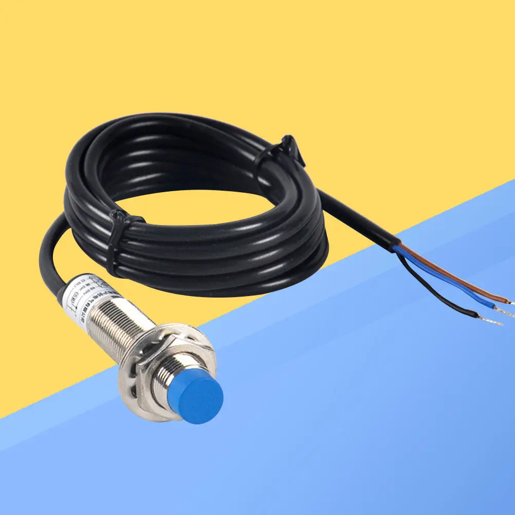 Inductive Proximity Sensor Cylinder Type Pnp Normally Close Dc6-36V 18Mm Head 8Mm Detecting Distance Fast Response 200Hz