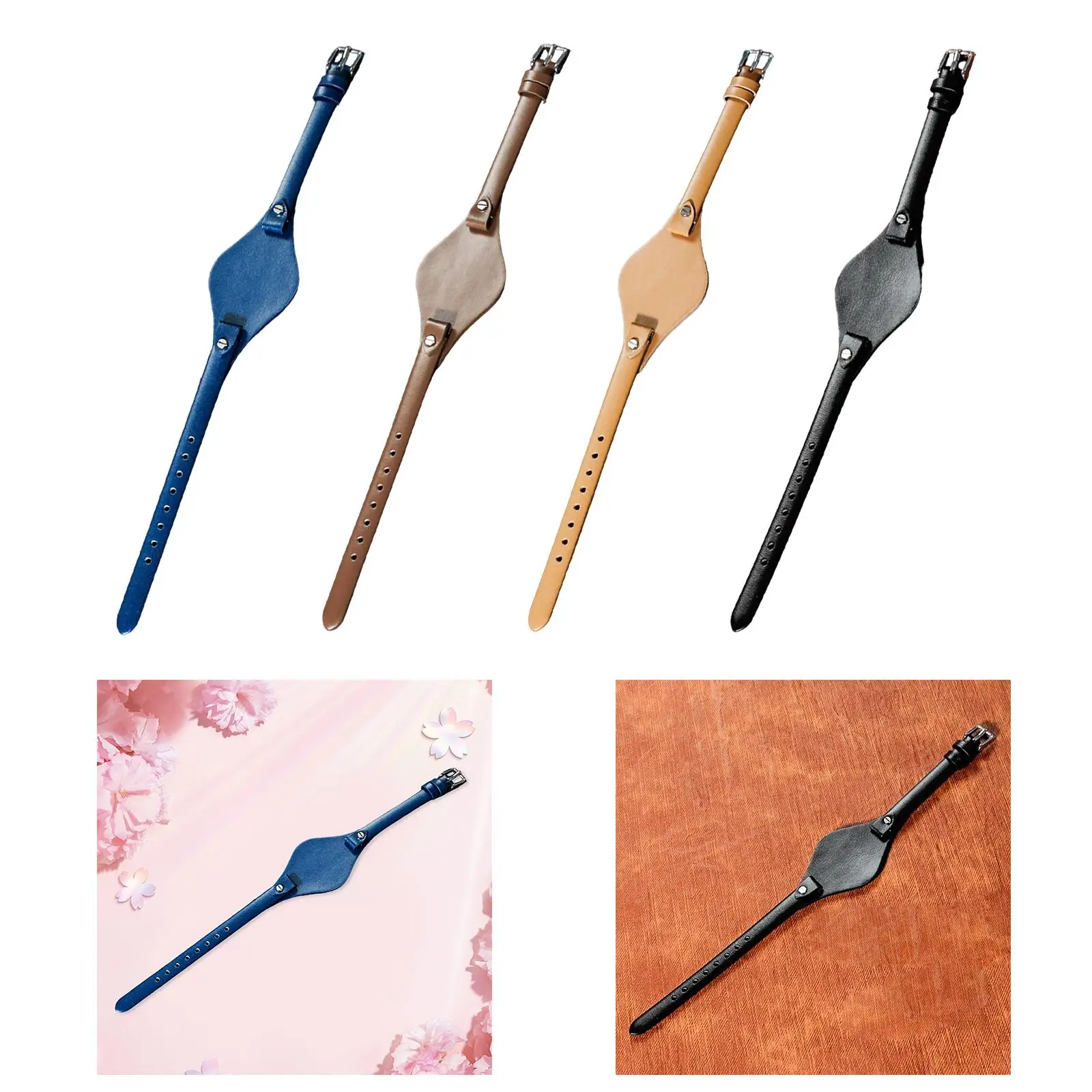 

Leather Watch Band Girls Quick Release Replacement Strap Classic Watchband Small Women Watch Strap Wristwatch Band Metal Buckle