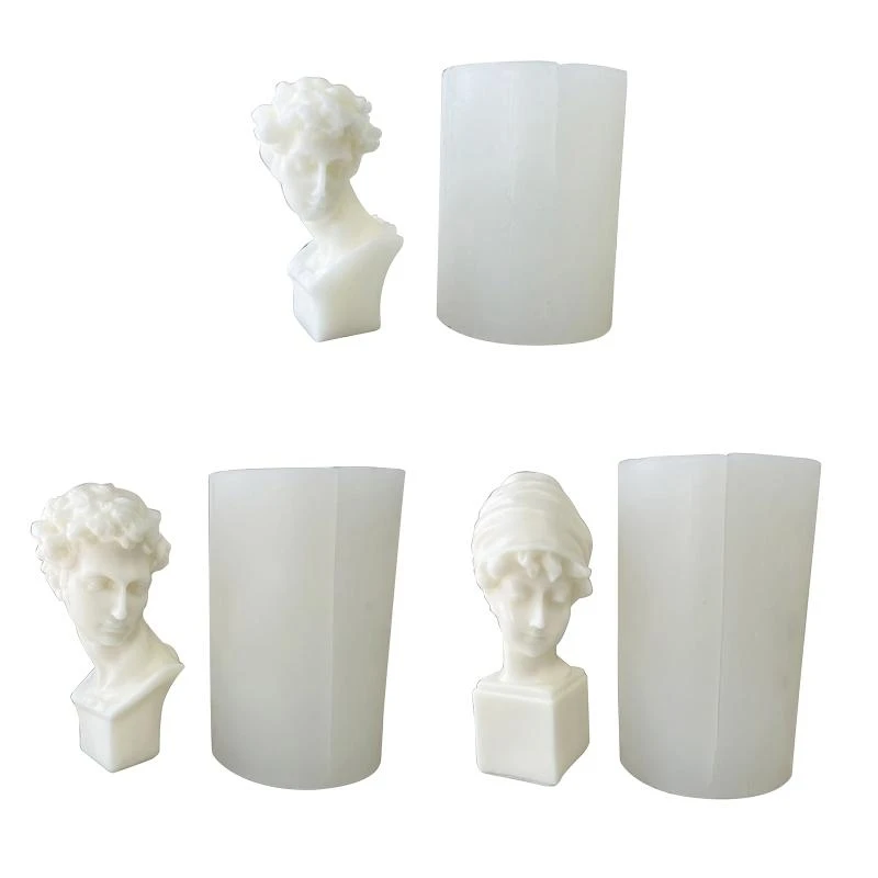 

3D Скульптура Давида, силиконовая форма для рукоделия, украшения ручной работы, форма для изготовления свечей, современный