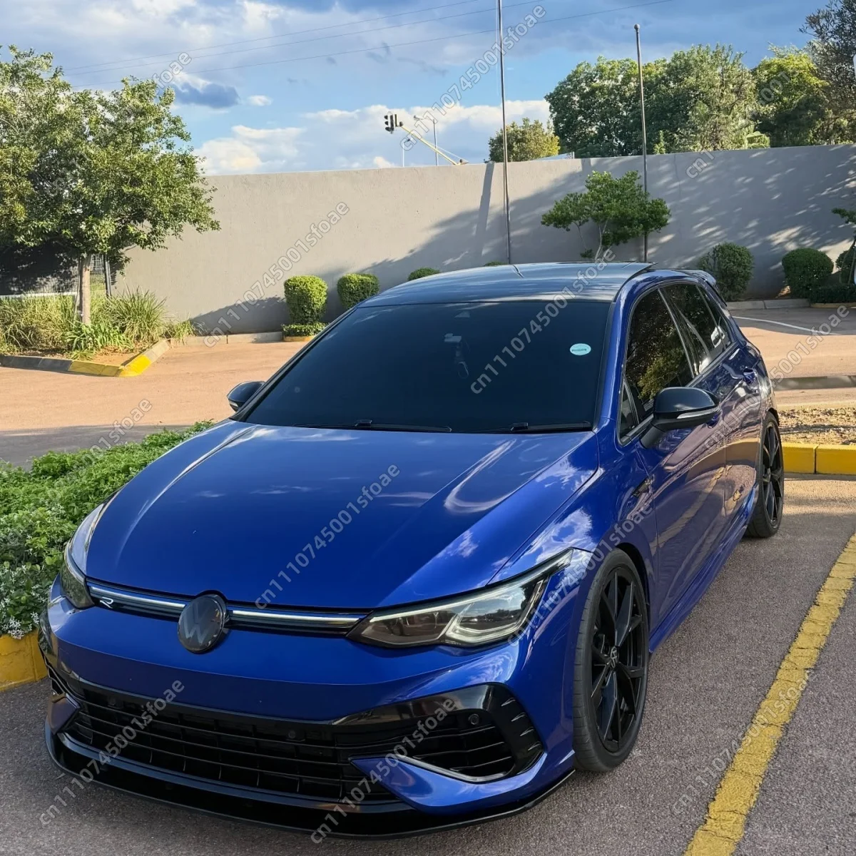 

Глянцевый черный сплиттер переднего бампера в стиле Maxton для VW Golf MK8 R GTI GTD (до рестайлинга) 2020-2024, спойлер из ABS-пластика