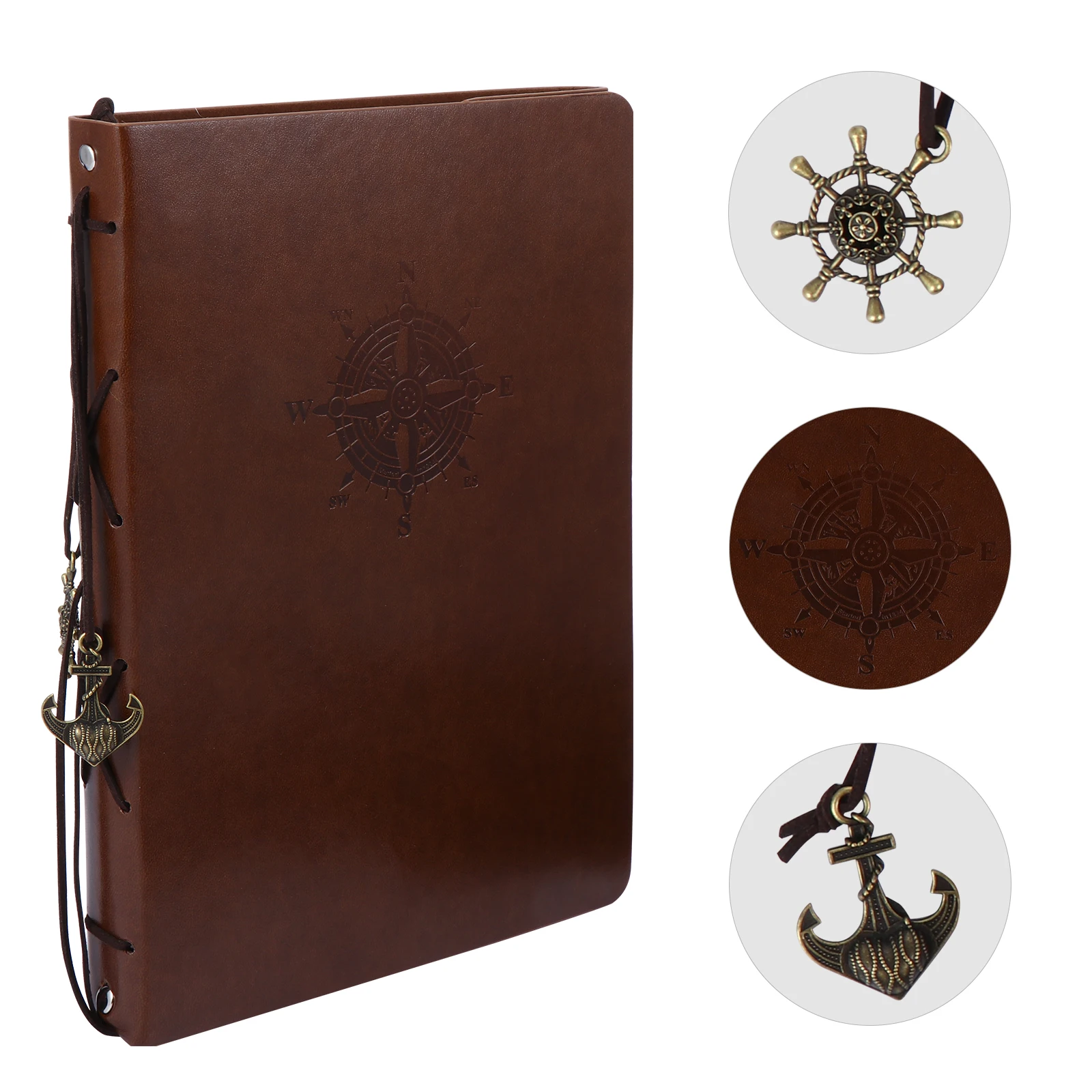 ألبوم صور ريترو كتاب القصاصات خمر بو الشعرية DIY صورة الذاكرة اليدوية ذاتية اللصق