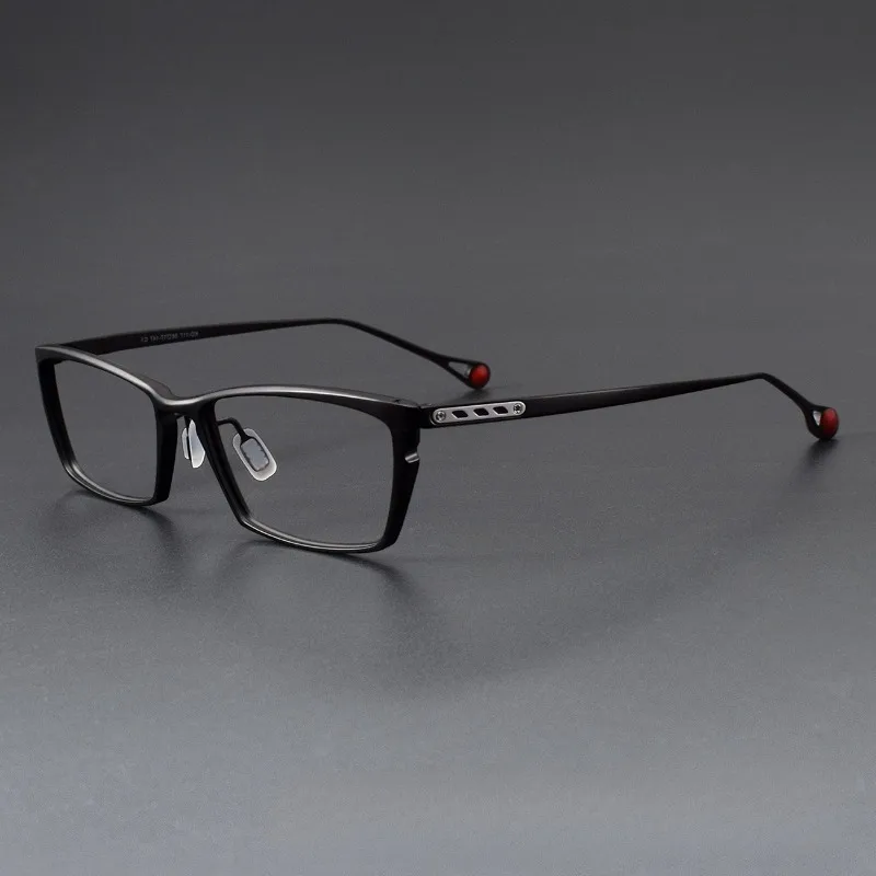 موضة قصر النظر نظارات شي يوان KO-117 الحاجب رجال الأعمال والنساء التيتانيوم النقي إطار نظارات مربع