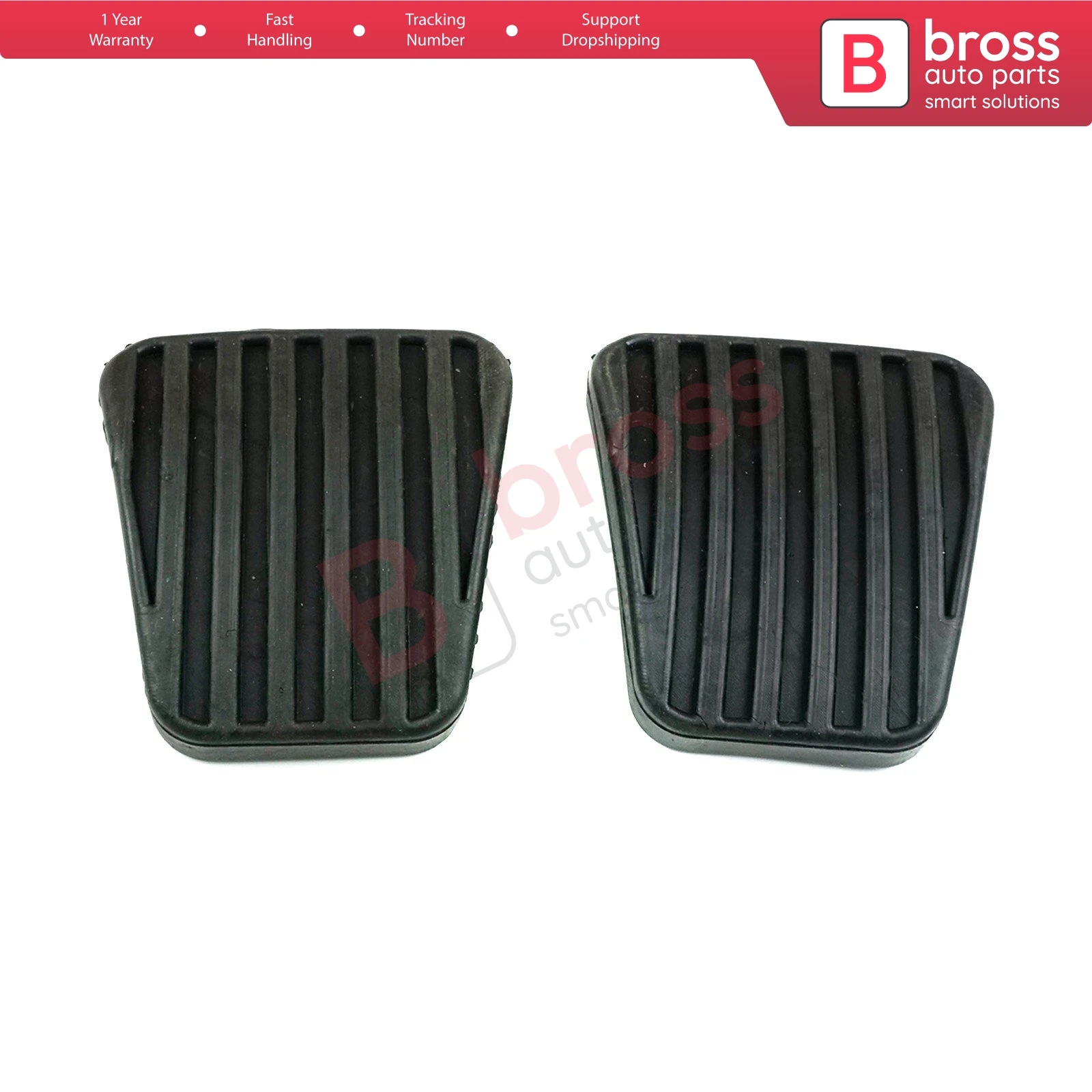 

BSP518 2 Pieces Clutch Brake Pedal Rubber:560808 for Opel Vauxhall Corsa Vectra A B Kadett Tigra Astra F, Ascona, Calibra, Combo