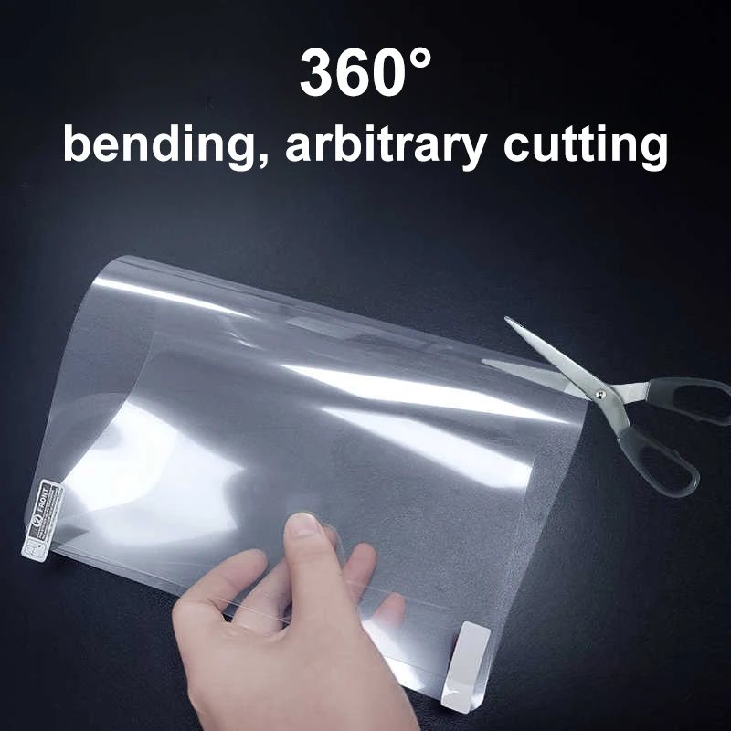 Cut-to-fit Navigation Screen Protector Car Sticker Car Radio Stereo DVD GPS Touch Full LCD Screen Ultra HD Car Accessories