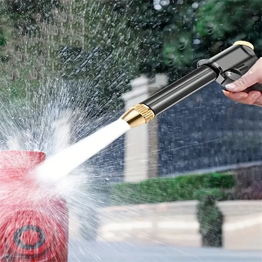 Tragbare Hochdruck-Wasserpistole für Autowäsche, Gartenbewässerung, Schlauchdüse, Sprinkler, Schaumwasserpistole, Großhandel