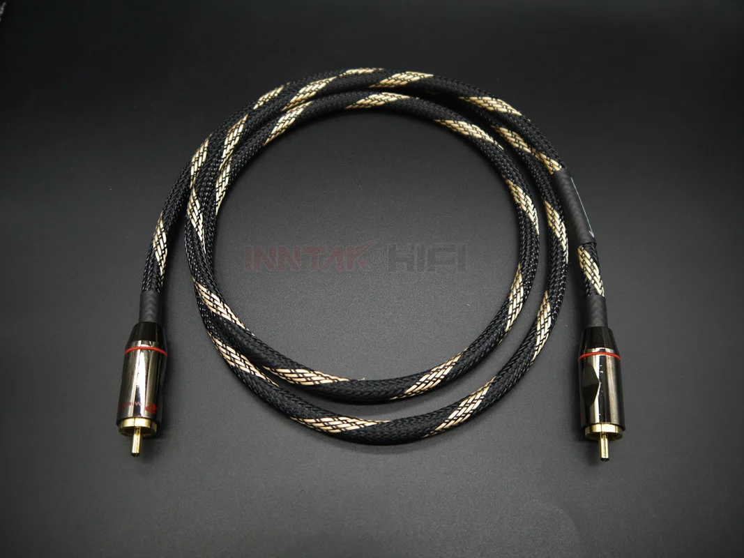 1PCS HIFI CANARE L-4E6S RCA To RCA Subwoofer Audio Cable 0.3m 0.5m 1m 1.5m 2m 3m 5M