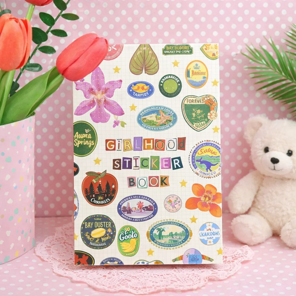 

Книга наклеек для девочек: Фруктовые иконки, детские стикеры для скрапбукинга, ведения дневников, поделок и творчества, товары для детских занятий