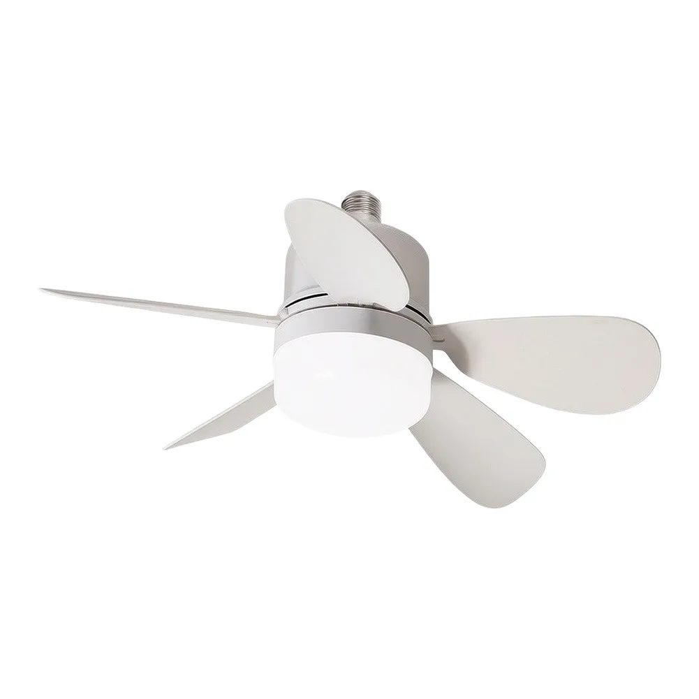 420/520mm Ceiling Fan With LED Light Remote Control Cordless Light Socket Fan For Kitchen Bedroom Small Room