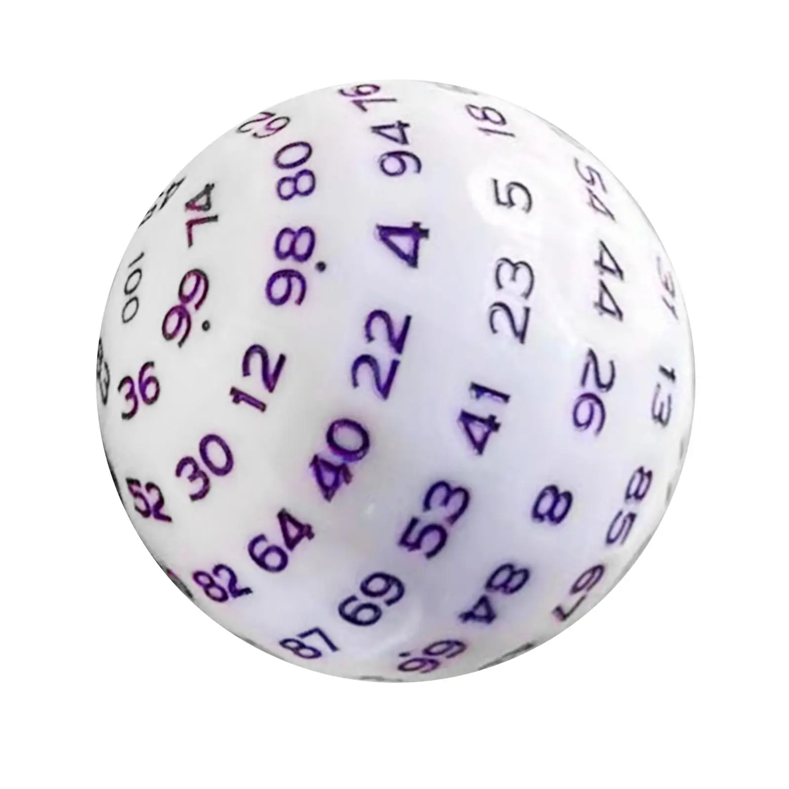 Acrylic D100 Dice 100 Sided Polyhedral Die Gaming Educational Tabletop Accessory for Family and Party Use