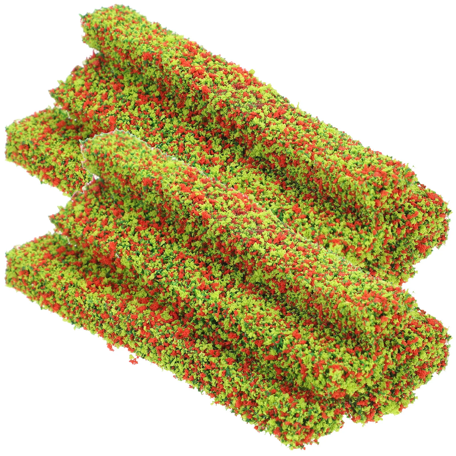 20 pezzi di grappolo di fiori di simulazione mini arbusto di fiori colore brillante tavolo di sabbia decorazione di paesaggi fai da te ornamento di paesaggio in miniatura