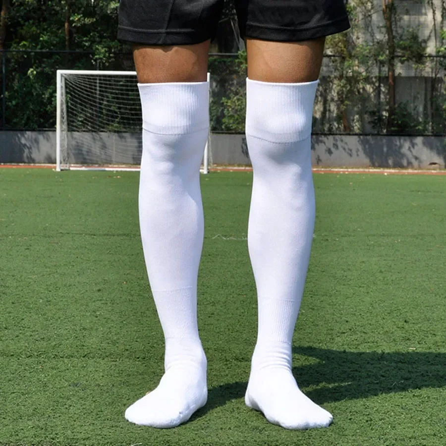 Over Knee High Long Athletic Non Slip Grip Socks for Men and Women Football Basketball Baseball Rugby Soccer