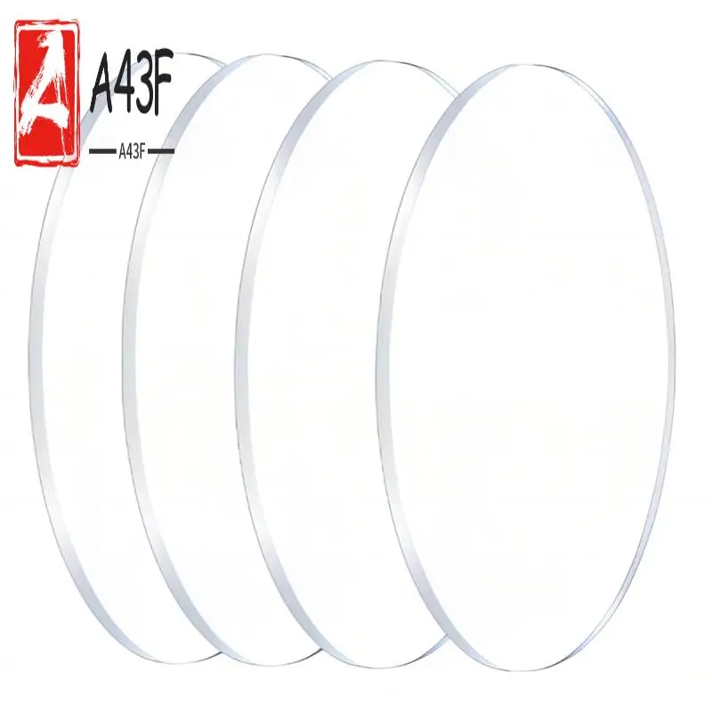 

A43F-прозрачные круглые акриловые листы диаметром 8 дюймов, круги из плексигласа толщиной 1/8 дюйма для вывесок, печати, дисков для торта, поделок своими руками