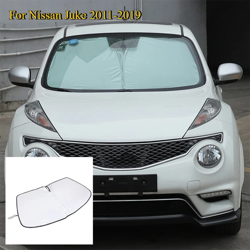 

Suitable For Nissan Juke F15 11-19 silver tape Car Front Windshield Sunshade Sun Protection Visor Sunshade Interior Accessories