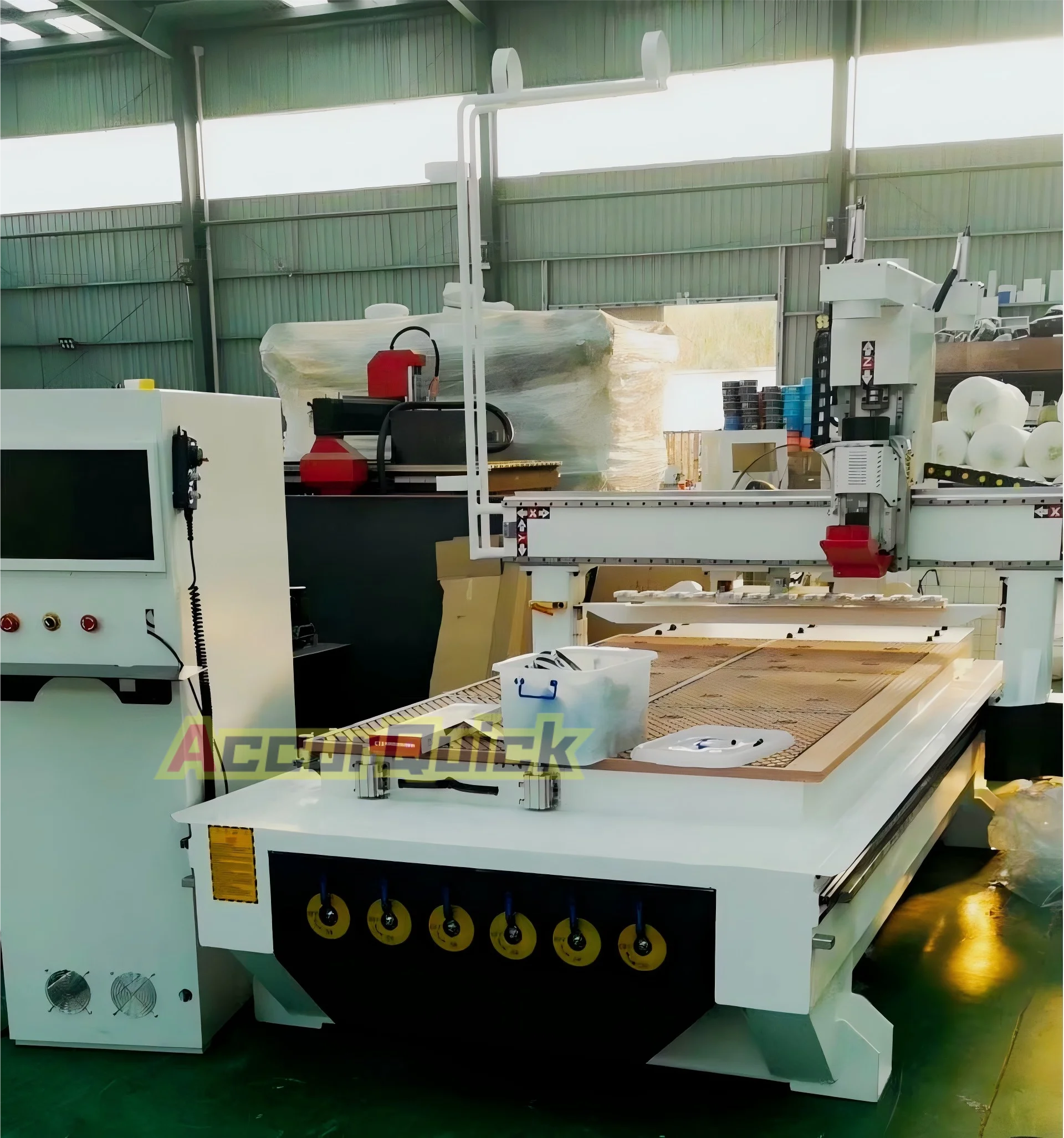 Router Kayu 3 Sumbu Mesin Ukiran CNC 3D Router CNC ATC Pekerjaan Kayu 9KW