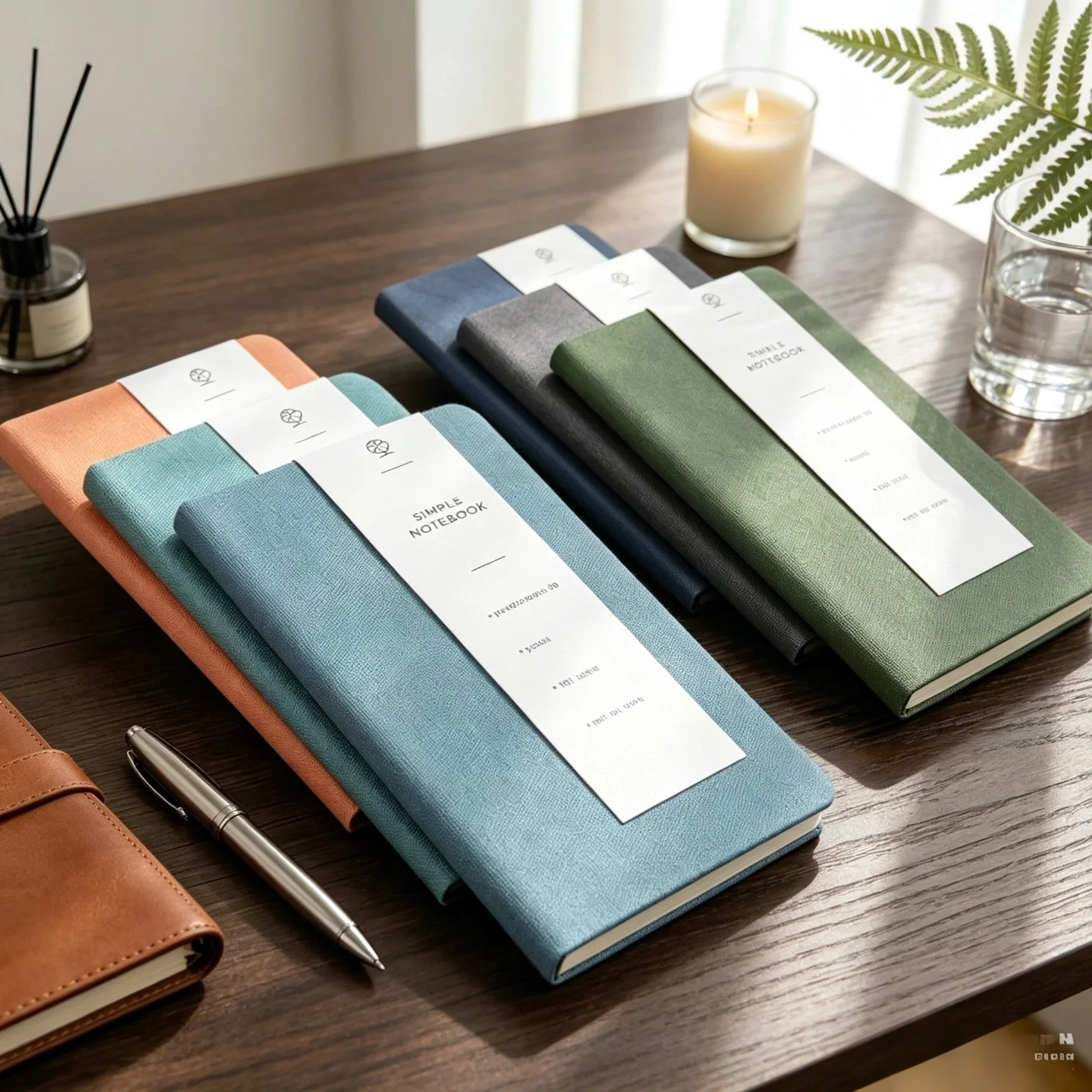 A6 Premium Fabric Journal - Light Luxury Notebook for Business & Daily Notes, Fabric Business Journal, Elegant Fabric Notebook