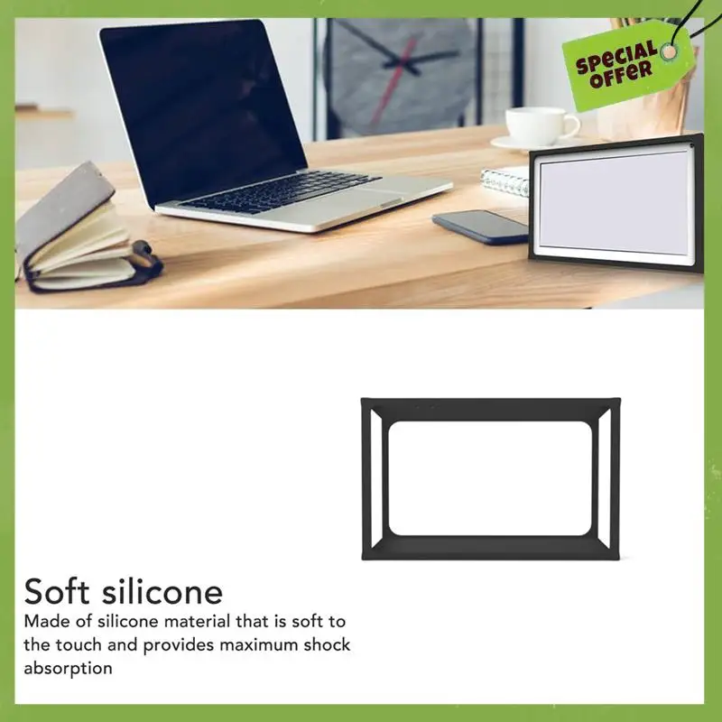 

Ведущий чехол для Echo Show 15, защитный чехол-рамка, силиконовый чехол для Echo Show 15, умный динамик, пылезащитный защитный чехол