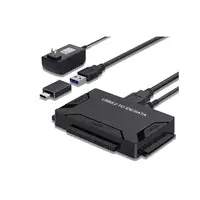 Adaptador SATA/IDE a USB 3,0, lector de disco duro para HDD/SSD externo IDE y SATA Universal de 2,5 y 3,5 pulgadas, adaptador de disco duro