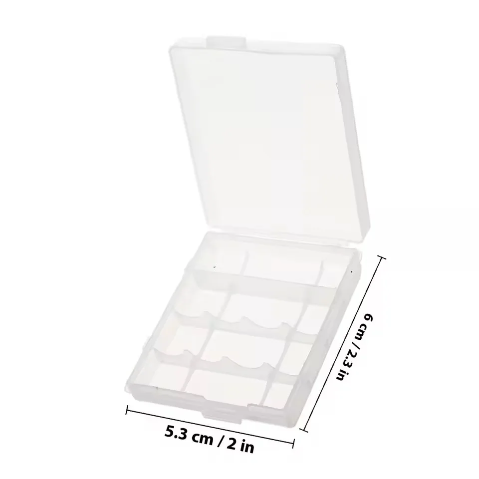 10 Stück Batterie-Schutzhülle aus Kunststoff, Halter für AA/AAA-Batterien, Aufbewahrungsbox, Organizer für 4xAA 5xAAA-Batterien, Teile – Detail 3