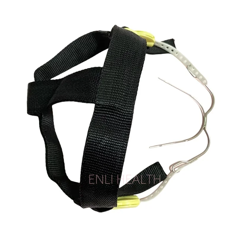 Dental Adjustable High Traction Orthodontic Headgear with Safety Button Face Bow Reverse Pull Dental Face Appliance Headgear