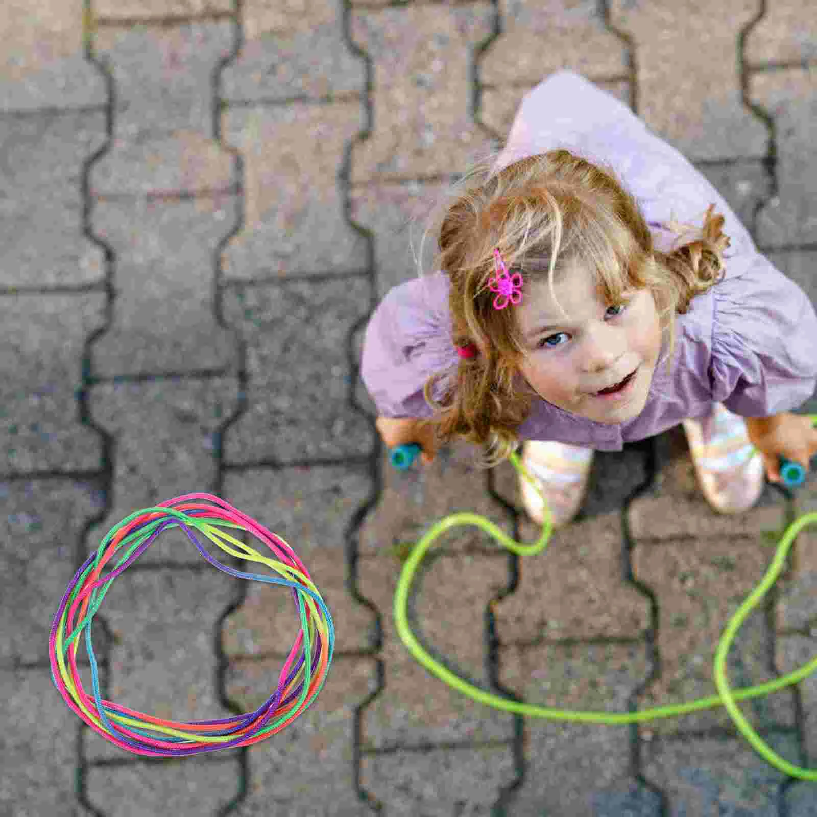 Classic Elastic Rubber Band Jump Rope Toys Outdoor Sport Game For Children Family Cooperation Educational Toys