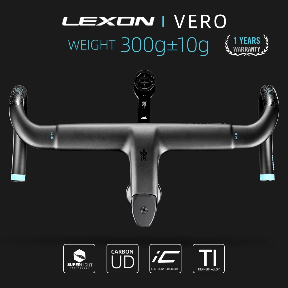 

Велосипедный руль LEXON 2025 из карбона, сверхлегкий, с полной внутренней проводкой тросов, интегрированный, для гоночных велосипедов, запчасти для велосипедов