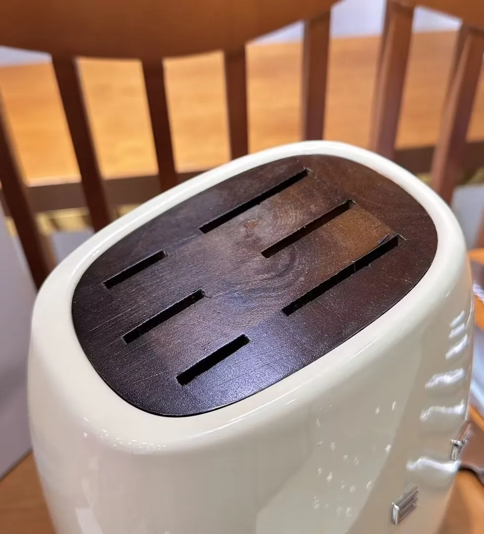 أدوات سكين أدوات المطبخ حامل سكاكين كتلة 6 قطعة مجموعة سكاكين من الفولاذ المقاوم للصدأ كتلة خشبية اختيارية