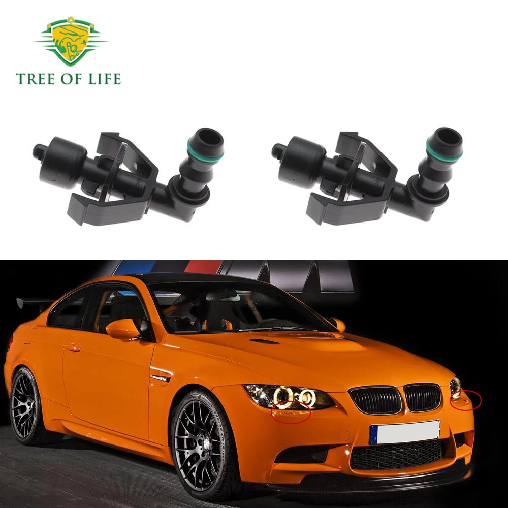 RH=LH Front Headlight Washer Nozzle Cover Headlamp Cleaning Device Jet Cap For BMW 3 Series E90 E92 E93 M3 8044541 61678044541