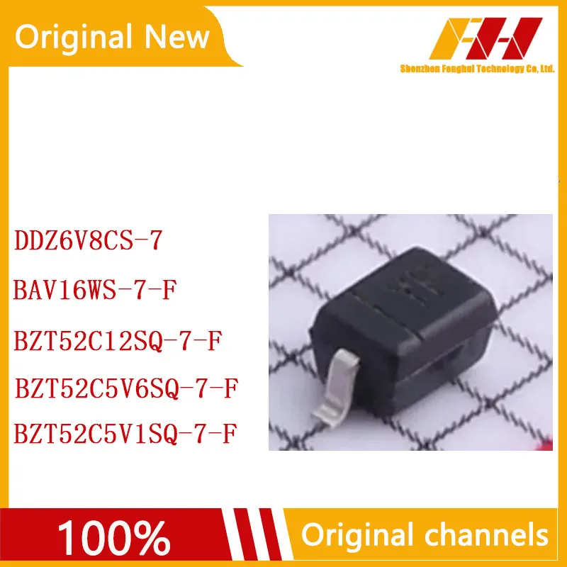 

10 PCS/LOT 100% nuovo e originale DDZ6V8CS-7 BAV16WS-7-F BZT52C12SQ-7-F BZT52C5V6SQ-7-F BZT52C5V1SQ-7-F