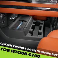 Car Central Control Down Multi-functional Storage Box Fit for Chery Jetour G700 2025 2026 Modified Auto Silicone Tissue Box