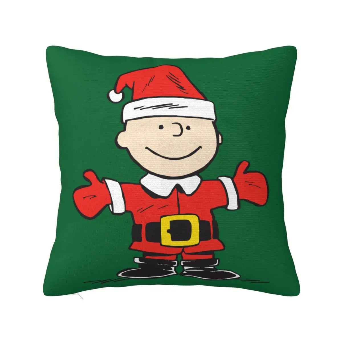 سنوبي الفول السوداني عيد الميلاد تشارلي براون المخدة الطباعة غطاء وسادة بوليستر زينة رمي كيس وسادة غطاء المنزل