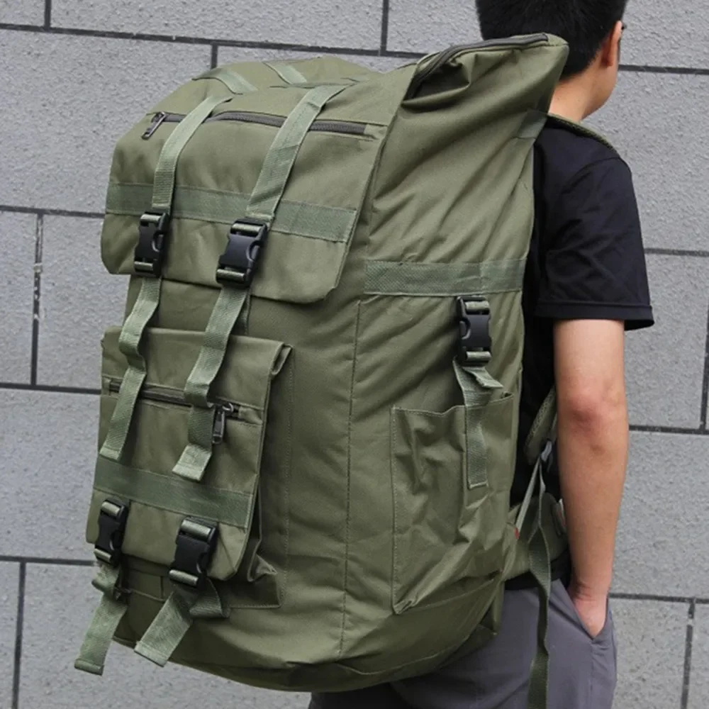 

120 Fan Backpack Outdoor Travel Bags Sports Camping Mountaineering Camouflage Pack Waterproof Luggage Scalable Tactical Bggage