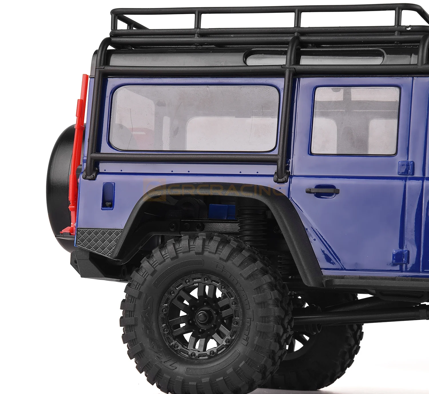Anti-Rutsch-Dekor platte an der Rückseite des Autos, Edelstahlschalen-Schutz folie für 1/18 Traxxas Trx-4m Verteidiger trx4m – Detail 3