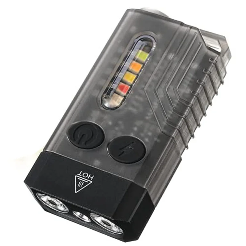 

AB7-LED Keychain Flashlight Rechargeable Pocket Flashlight 13 Light Modes 1000 High Lumen IPX4 Mini Flashlight