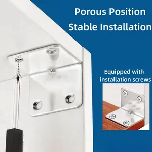 Abnehmbare Gesangsunterstützung, 20 Stücke, 90 Grad gerade Winkel, feste Holzmöbelunterstützung, Schrankzubehör 8 Hauptverkaufsspitzen für Trofeus - №4