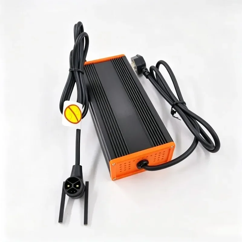 PTE15N 1.5 Ton Forklift Charger, 24V8A 48V9A Power Adapter for Lithium Iron Battery, Stable Quick Charging Warehouse Lifting