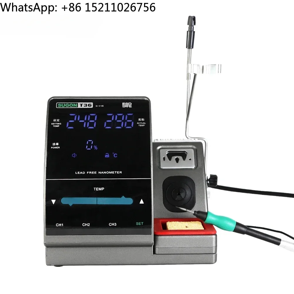 Orginal SUGON T36 Cautin Electric Soldering Iron With Temperature Control Mobile Phone Laptop  Repair tool Smd Rework Station