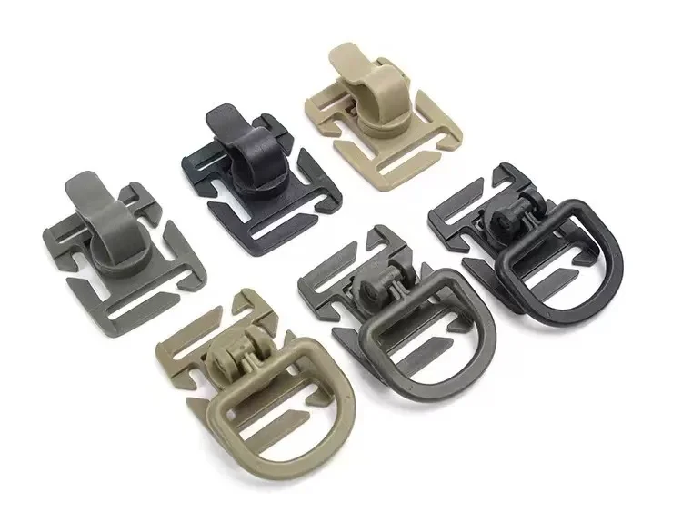 

6 шт./лот, аксессуары для уличного рюкзака с вентилятором, система Molly Molle, 8-сегментная вращающаяся D-пряжка, пряжка D-типа