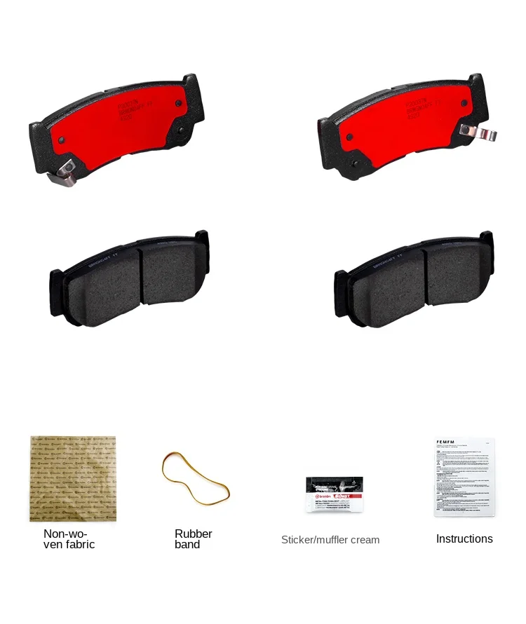 Rear brake pads ceramic pads FOR Hyundai Santa Fe/Huatai Santa Fe