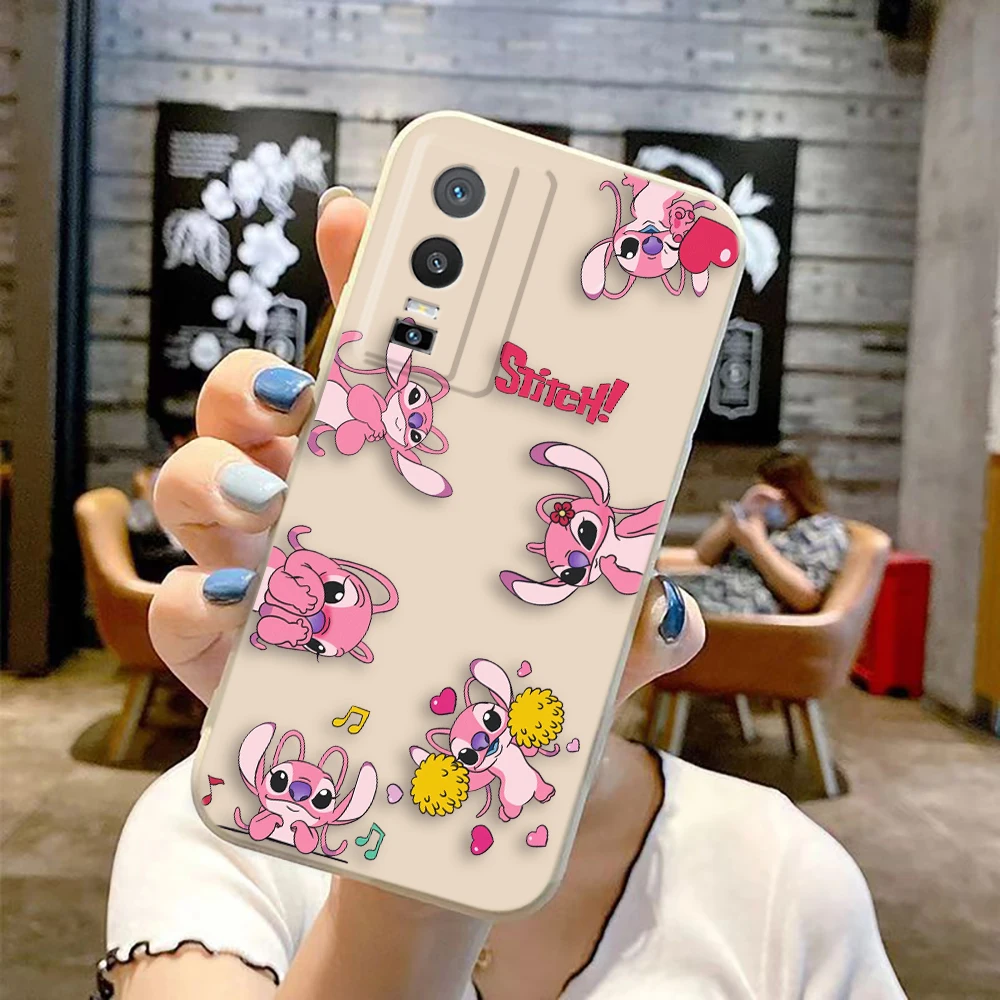 Naughty Koala Stitch Angel Phone Case For VIVO Y02S Y15S Y16 Y17 Y19 Y20 Y21 Y22 Y22S Y28 Y35 Y36 Y50 Y51 Y72 Y76 Y100 Y91 Case