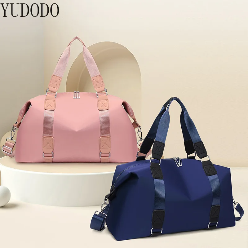 

YUDODO Large Capacity Sports Bags Adjustable Straps Gym Fitness Bag Dry Wet-dry Separation Travelling Totes Durable Hangbags