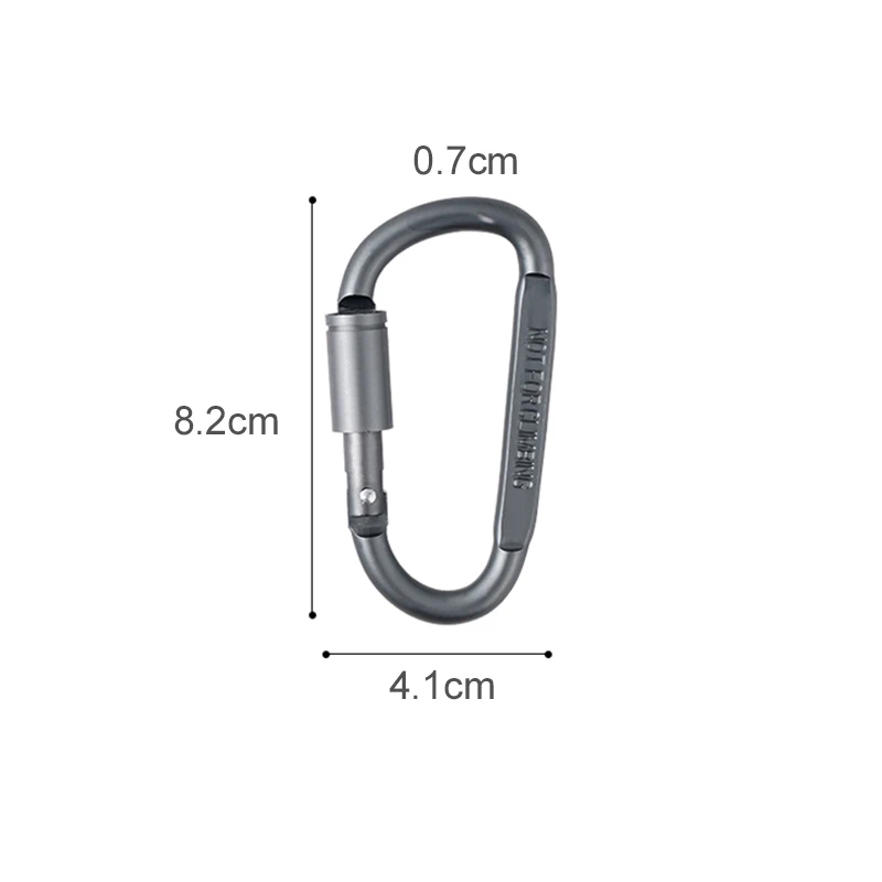 Carabiner Tourist Carabin Clip Keys Keychain Set Aluminum Alloy Camping Survival Buckle Multi Tool Key Holder Storage Hooks