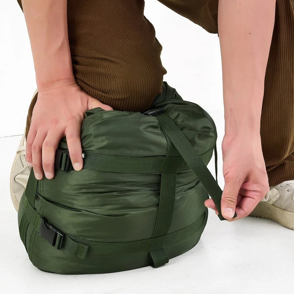 

Дорожная упаковочная сумка, зеленый компрессионный мешок для спального мешка, сумка для хранения в конверте, уличная сжатая сумка для кемпинга на открытом воздухе