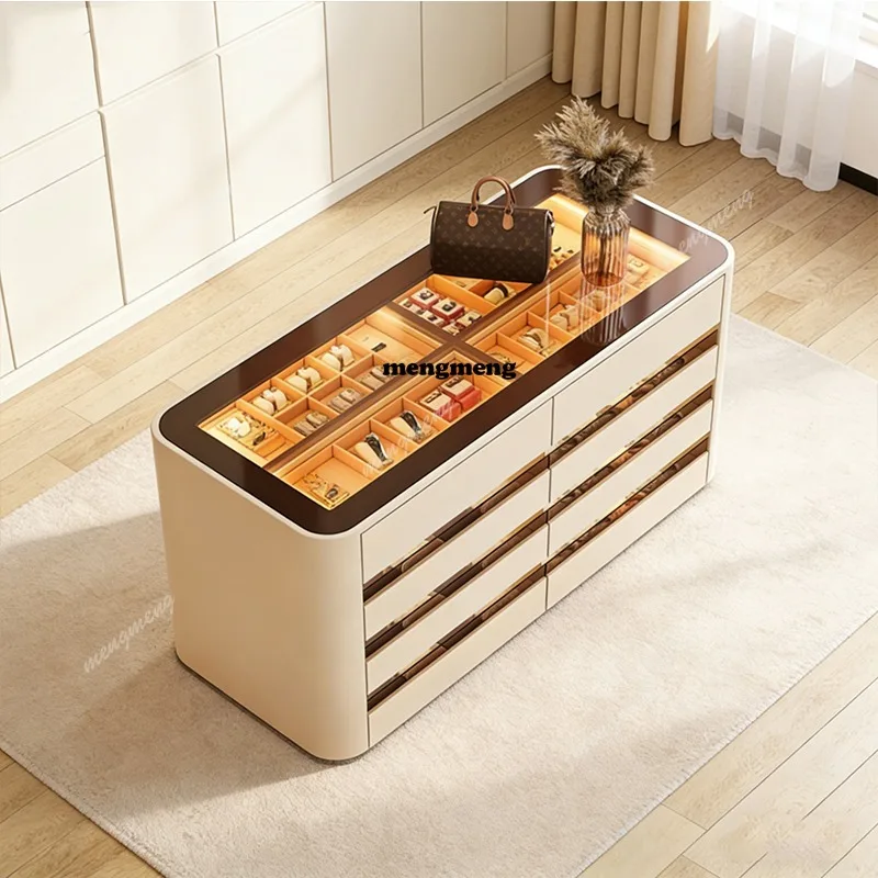 

R Showcase Standing Living Room Cabinets Shelf Cube Dust Proof Multipurpose Cabinet Luxury Floor Muebles Hogar Home Furniture