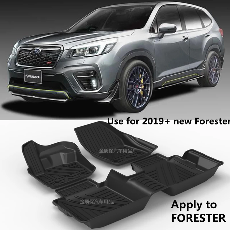 

Use for new SUBARU Forester custom All-Weather car TPO Floor foot Mat Trim to Fit For SUBARU Forester waterproof floor mat RHD