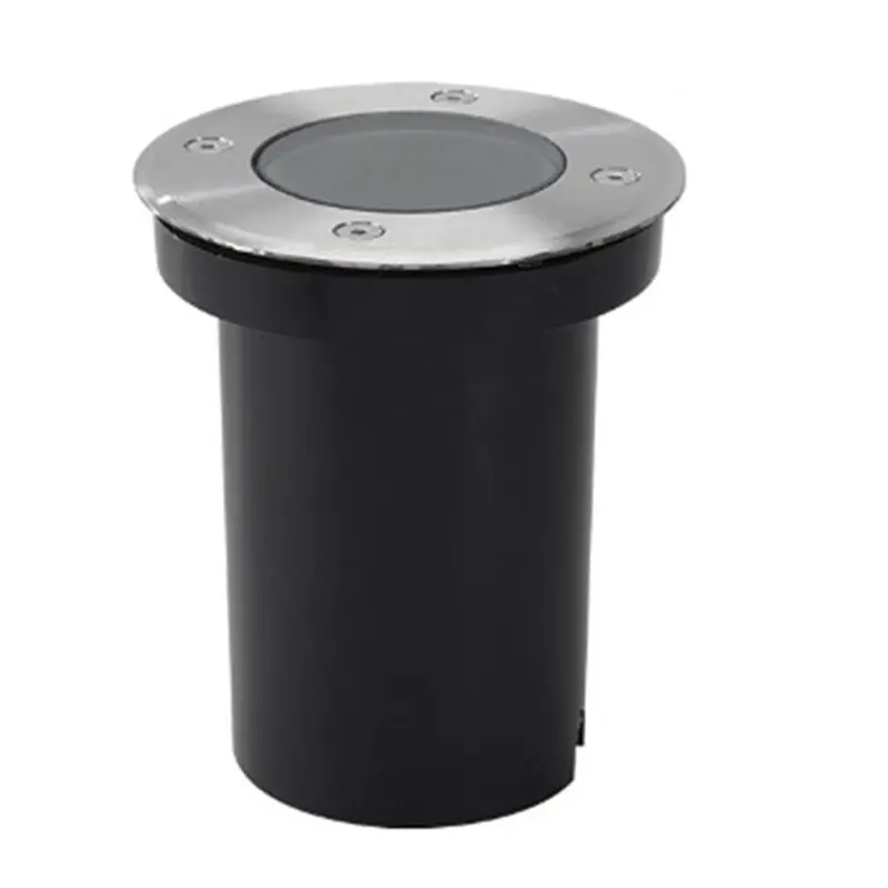 A59Z-3X GU10 Underground Lamp Housing Floor Lamp Outdoor Ground Spot Landscape For GU10 Bulb Casing Round
