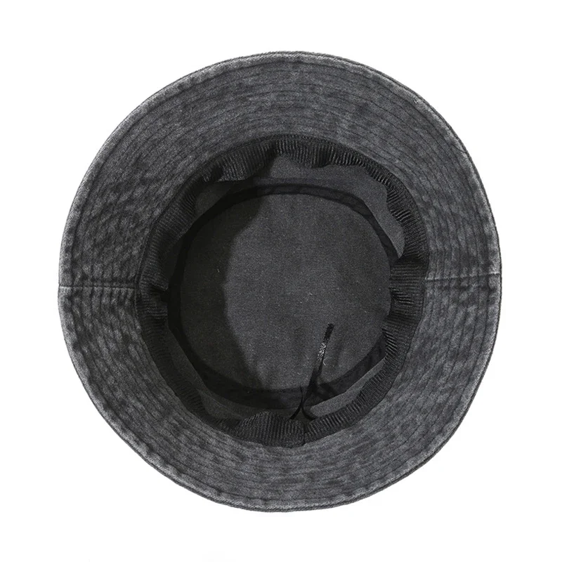 Customize Snow Peak Cotton Washed Bucket Hat Vintage Fishing Hat for Men Women Sun Protection Outdoor Hiking Hats Adventure Cap view 6