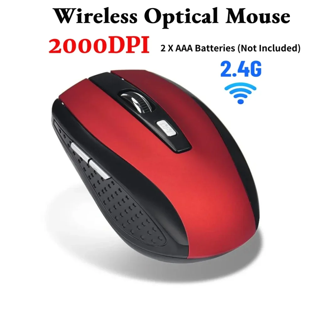 Wireless mouse + 2.4 USB   portable and easy to use 7500 office gaming mouse notebook optical laptops accessories  tablet