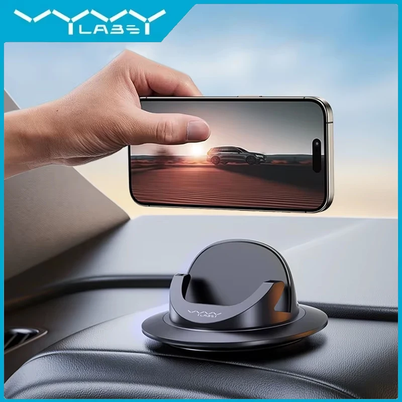 

VYVYLABS 360° Rotation Car Phone Holder for IPhone17 16 15 Smartphones Dashboard Phone Holder Mount Slip Free Desk Phone Stand